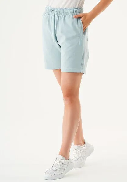 ORGANICATION ORGANICATION Damen ESSENTIALS-SHEYMA- Shorts aus Bio-Baumwolle, Mint blue, – Produktbild 3 von 4