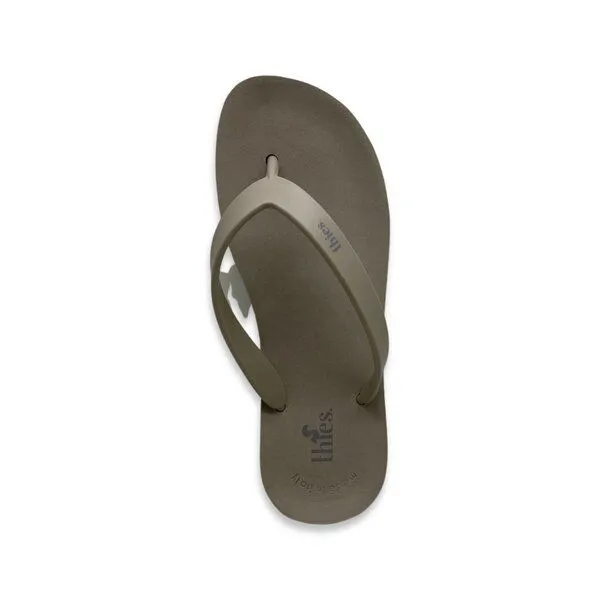 thies thies Vegane Eco Thong Beach Sandale aus pflanzenbasierendem Kunststoff, Beige (beige), – Produktbild 4 von 4