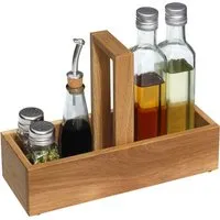 Side by Side SIDE BY SIDE Tischbox, Gewürzkiste "Essig & Öl" Eiche geölt – Produktbild 1 von 1