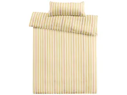 Cotonea Cotonea Satin-Bettwäsche "Lucca" aus Bio-BW 40 x 80/155 x 220 cm, beige/natur/pfirsich – Produktbild 1 von 1
