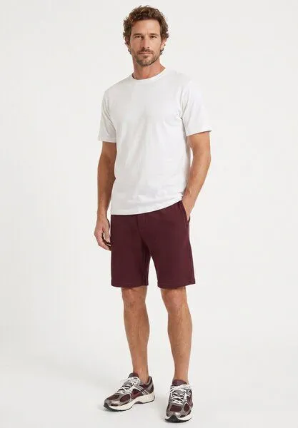 ORGANICATION ORGANICATION STEVVEN | Waffel-Shorts aus Bio-Baumwolle & recyceltem Polyester, Red, – Produktbild 4 von 4