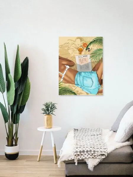 Photocircle Photocircle Poster / Leinwandbild - Keep Palm & Carry On – Produktbild 4 von 4