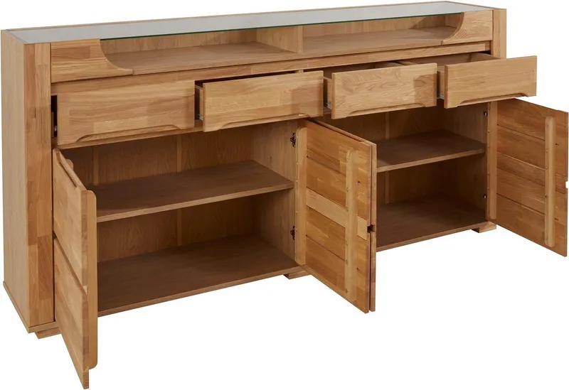 OTTO home Sideboard Denis, Breite 200 cm, Braun, – Produktbild 6 von 8