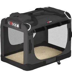 Casaria® Casaria Cadoca Tiertransportbox M 60x42x44cm anthrazit – Produktbild 1 von 1