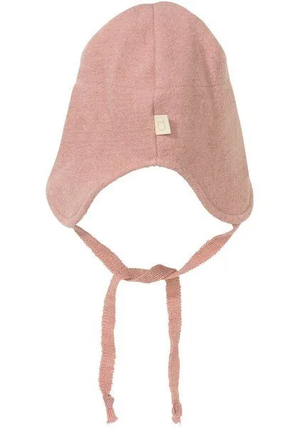 Disana Disana Walk-Mütze bio Merinowolle mit Baumwollfutter, Rosé, – Produktbild 3 von 3