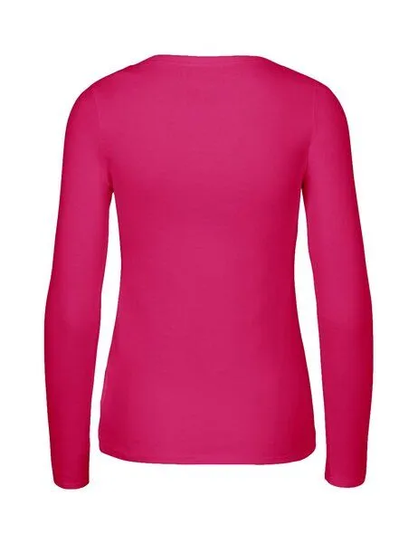 Neutral® - 3FREUNDE Neutral® - 3FREUNDE Frauen Longsleeve, Pink, – Produktbild 3 von 4