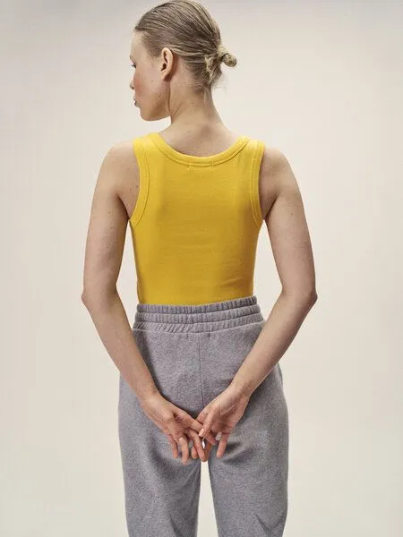 WOTE WOTE Tanktop aus Organic Cotton - Bio Baumwolle, Gelb, – Produktbild 2 von 2