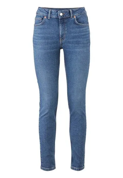 hessnatur hessnatur Jeans LINA Mid Rise Skinny aus Bio-Denim, Blue, – Produktbild 3 von 4