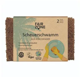 Fair Zone Fair Zone Scheuerschwamm aus Kokosfaser – Produktbild 1 von 1