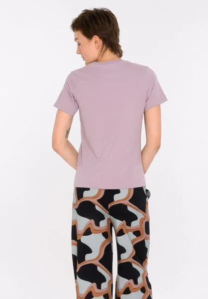 THOKKTHOKK ThokkThokk Damen T-Shirt TT85 aus Biobaumwolle, Dark mauve (lila), – Produktbild 4 von 7