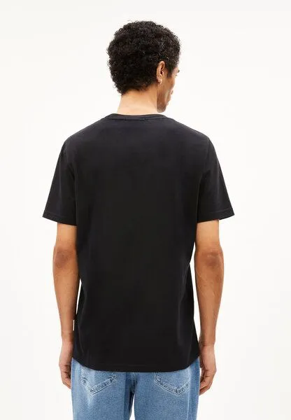 ARMEDANGELS ARMEDANGELS JAAMES Herren Regular T-Shirt aus Bio-Baumwolle, Black, – Produktbild 2 von 4