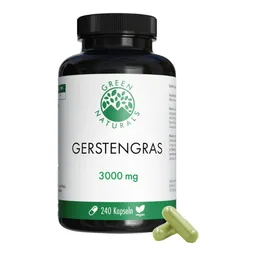 Green Naturals Green Naturals® Gerstengras 3000 mg Kapseln vegan – Produktbild 1 von 1