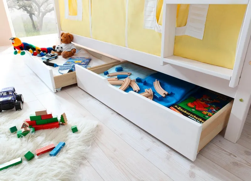 TICAA TICAA Schubkasten (Set, 2 St), mit belüfteter Bodenplatte, Weiß, – Produktbild 1 von 3