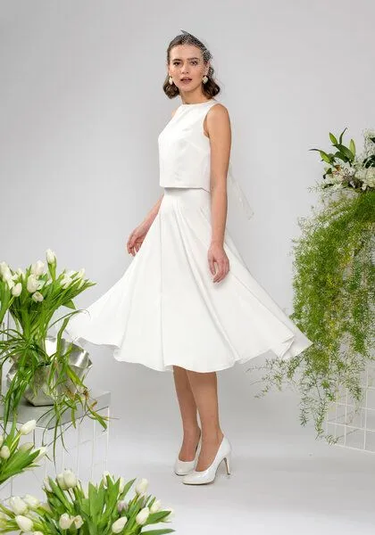 Atelier SNOW Atelier SNOW Zweiteiliges Brautkleid Freesia-Alyssien – Produktbild 3 von 4