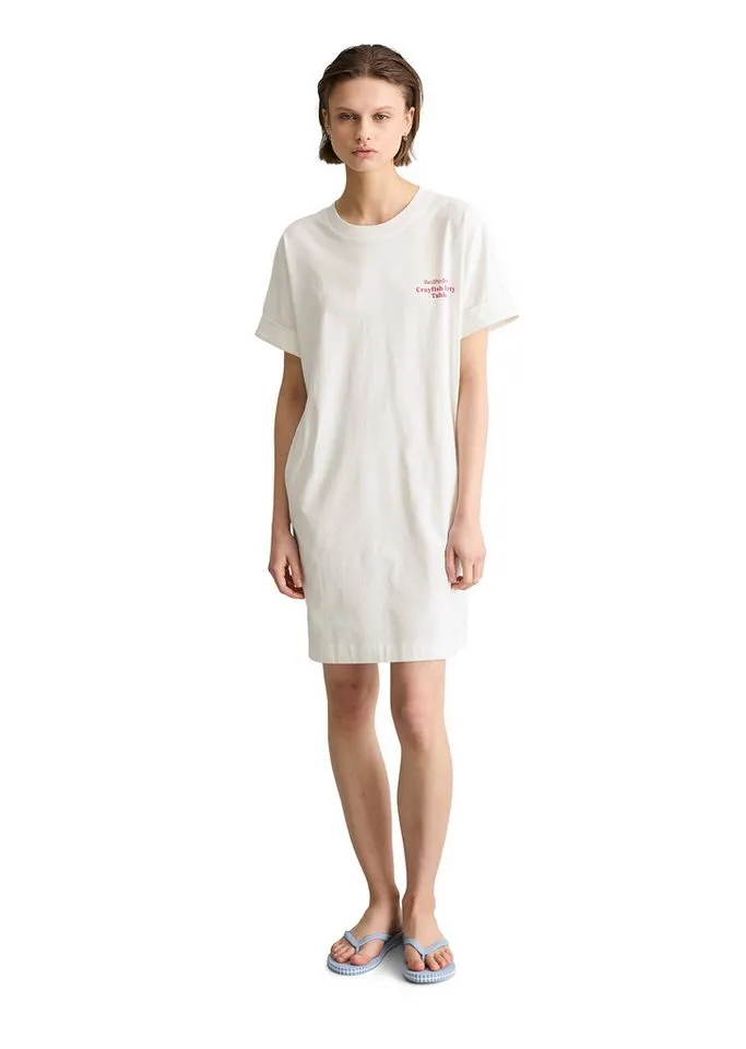 Marc O'Polo DENIM Jerseykleid aus Organic Cotton, Weiß, – Produktbild 5 von 5
