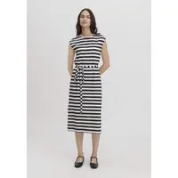 hessnatur hessnatur Jersey Kleid Midi Regular aus reiner Bio-Baumwolle, Marine, – Produktbild 1 von 1