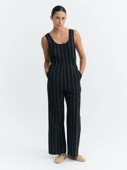 thinking mu thinking mu Damen Jumpsuit - Raflesia Seersucker - aus Bio-Baumwolle – Produktbild 1 von 1
