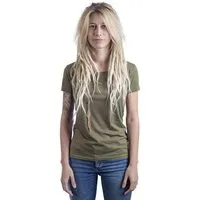 Life Tree Life-Tree Bambus Shirt Fairwear für Damen "Basic" in Moss Green – Produktbild 1 von 1