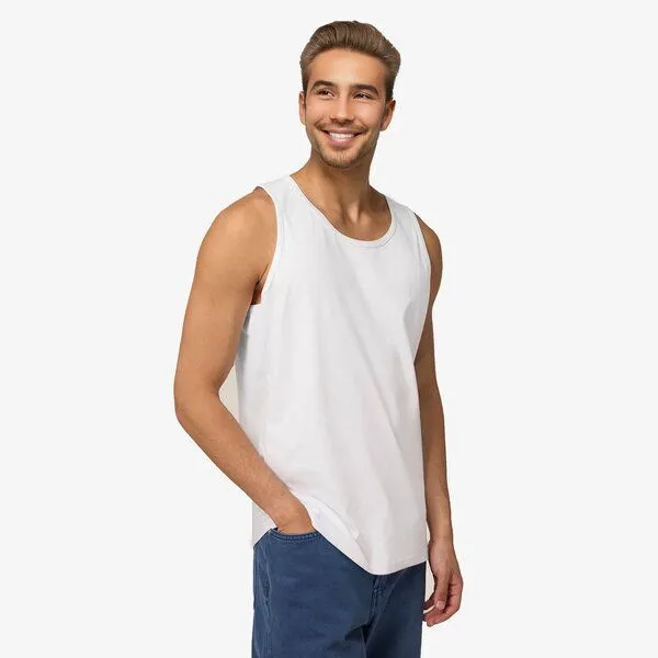 YTWOO YTWOO 2x Regular Herren Tanktop, Schwarz-weiß, – Produktbild 2 von 2