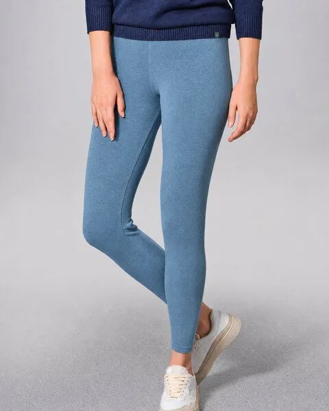 HempAge HempAge Wärmende Leggins Hanf/Biobaumwolle/Yak, Blueberry (blau), – Produktbild 1 von 3