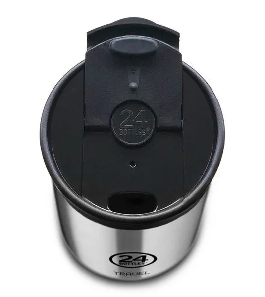 24bottles 24bottles 350ml Thermos Reisebecher aus Edelstahl – Produktbild 5 von 8