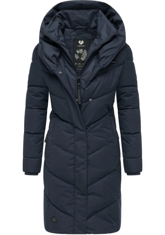 ragwear ragwear Steppmantel Natalka stylischer, gesteppter Winterparka mit gefütterter Kapuze, Blau, – Produktbild 2 von 4