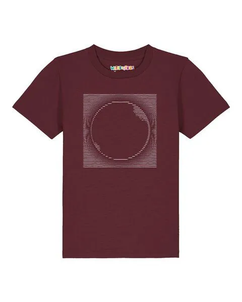 watabout.kids watabout.kids T-Shirt Kinder Sonnenfinsternis, Burgundy, – Produktbild 1 von 2