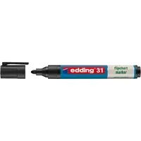 Edding Edding Flipchartmarker "31 EcoLine", Schwarz, – Produktbild 5 von 5