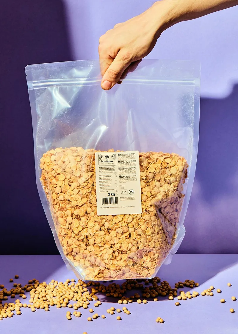KoRo Bio Sojaflocken 2 kg – Produktbild 5 von 5