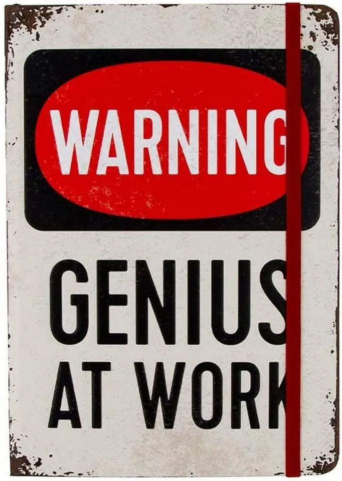 Nostalgic-Art Notizbuch DIN A5 Notizbuch - Genius At Work – Produktbild 2 von 4