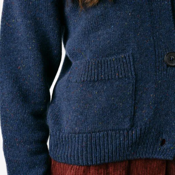 Living Crafts Living Crafts Strickjacke - BENTE, Donegal blue (blau), – Produktbild 3 von 4