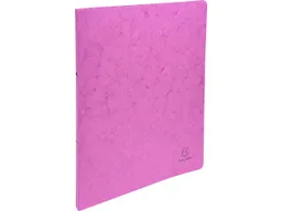 10 Exacompta Ringbücher, Colorspan-Karton, 355 g/m², DIN A4, 2 Ringe, rosa – Produktbild 1 von 1