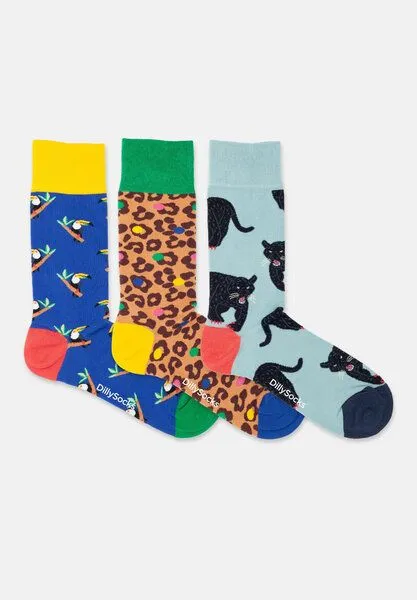 DillySocks DillySocks Socken „Exotic Trio (3er Box)“, Mehrfarbig, – Produktbild 4 von 4