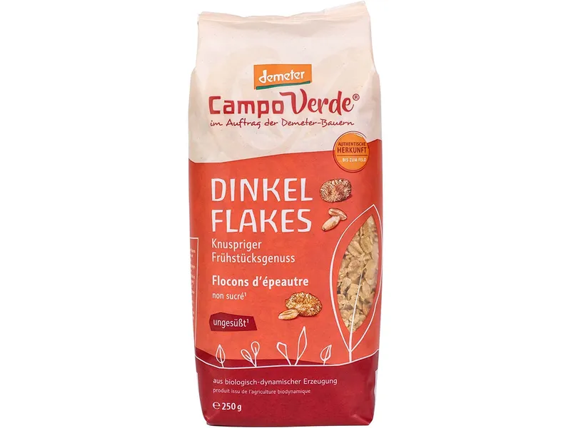 Campo Verde Campo Verde Bio-Dinkelflakes 250 g – Produktbild 1 von 1