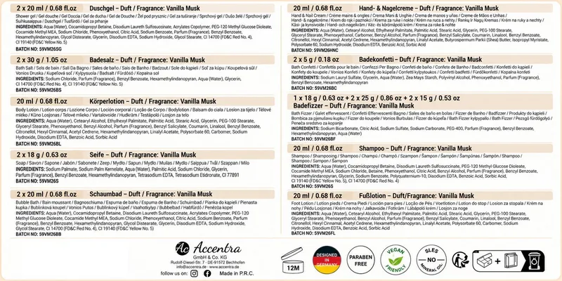 Accentra Accentra Kosmetik-Adventskalender für Frauen - Wild Advent – 24 Beauty-Überraschungen - Leo Animal Print (Packung, 24-tlg), Vegane Kosmetik, frei von Parabenen und designed in Germany, Braun, – Produktbild 4 von 4