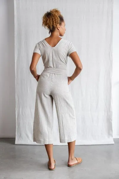 Jyoti - Fair Works Jyoti - Fair Works Baumwoll Jumpsuit Amrita, Streifen, – Produktbild 3 von 4