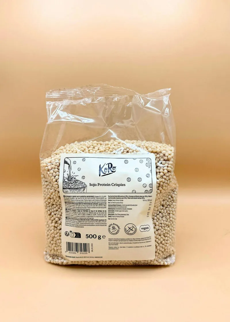 KoRo Soja Protein Crispies mit 60 % Protein 500 g – Produktbild 1 von 1