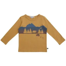 Enfant Terrible Enfant Terrible Langarm-Shirt mit Bär und Bergdruck – Produktbild 1 von 1
