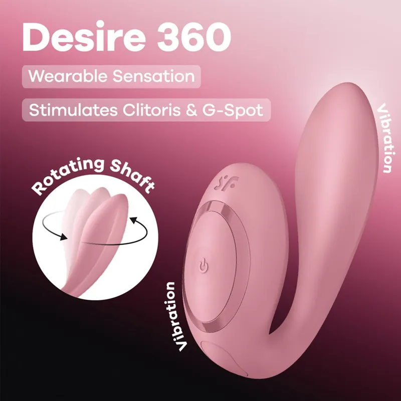Satisfyer Satisfyer Desire 360, 9 cm, Rosa, – Produktbild 1 von 1
