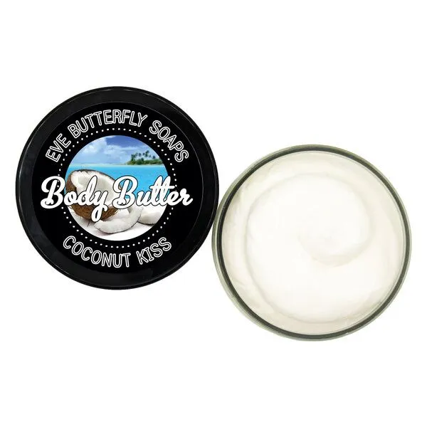 Eve Butterfly Soaps Eve Butterfly Soaps Shea Body Butter "Coconut Kiss" – Produktbild 2 von 2