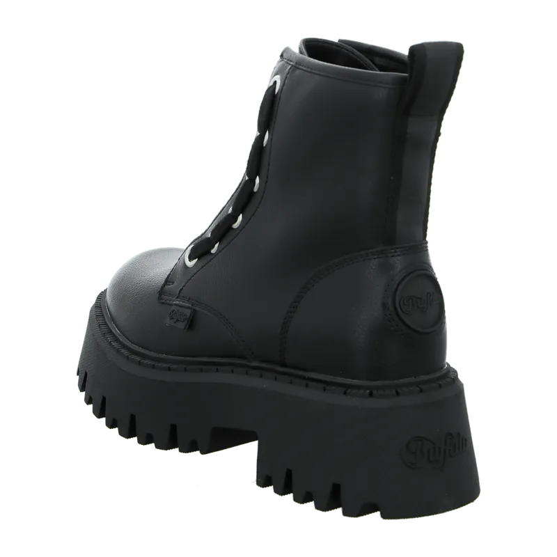 Buffalo Buffalo Aspen Front Zip - Vegan Nappa für Damen, Schwarz, – Produktbild 3 von 7