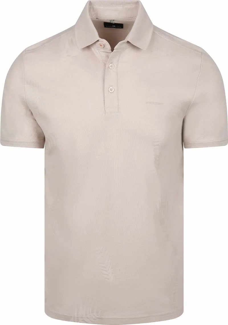 State of Art State of Art Polo Piqué Blattmuster Kit - Größe 3XL, Wollweiß, – Produktbild 1 von 5
