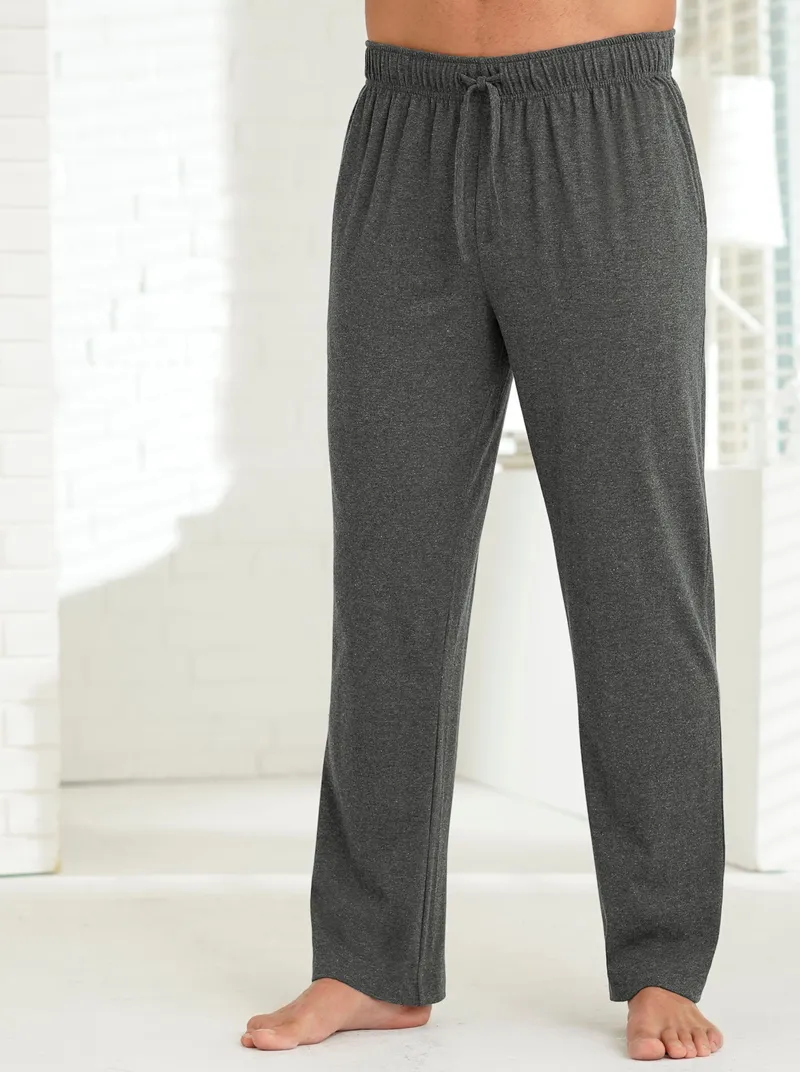 wäschepur men Hose lang marine + anthrazit-meliert, Marine + anthrazit-meliert, – Produktbild 2 von 3