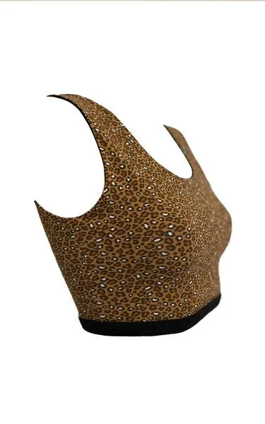 Golden Circle Clothing Golden Circle Clothing Bustier mit Biogummi, Leopard, – Produktbild 3 von 4