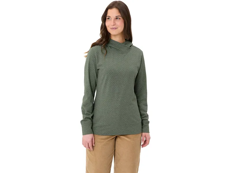 Vaude VAUDE Damen-Pullover "Tuenno" mit angeschnittener Kapuze, agave, Gr. 36 – Produktbild 1 von 1