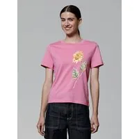 watapparel watapparel T-Shirt Frauen Sonnenblume, Bubble pink, – Produktbild 1 von 1
