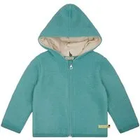 loud proud loud + proud Babys & Kinder Wollfleece-Jacke mit Kapuze, GOTS-zertifiziert, Oregano(grün), – Produktbild 1 von 1