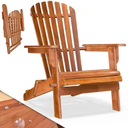 Casaria® Liegestuhl Adirondack Akazienholz klappbar – Produktbild 1 von 1