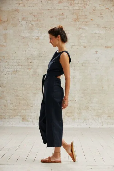 Jyoti - Fair Works Jyoti - Fair Works Bio-Baumwoll Jumpsuit Anusha Schwarz, Schwarz, – Produktbild 4 von 4