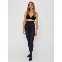 Organic Basics Organic Basics Re-Tights High-Rise 80 Den 2, Navy, – Produktbild 1 von 1